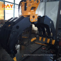 hydraulic rotator grapple for excavators hydraulic rotating grab